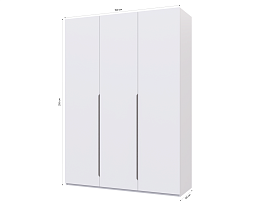 Изображение товара Распашной шкаф Пакс Альхейм 13 white (silver) ИКЕА (IKEA) на сайте adeta.ru